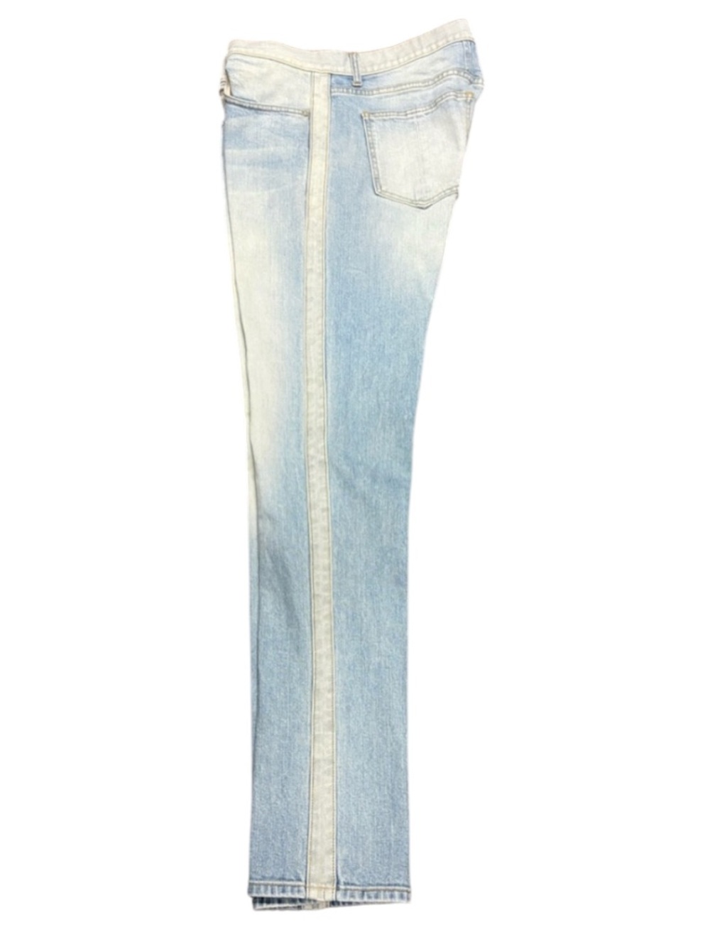 Daniel Patrick Men’s Size 38 Two-Tone Side Panel Jeans Light Wash NWOT $400 MSRP
